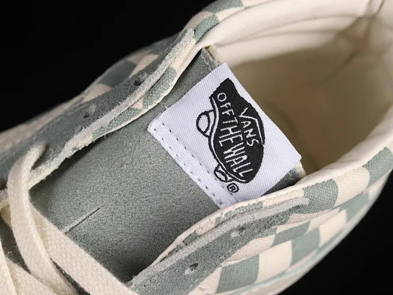 All categories Vans Vans series Vans Mid Vans China Vans SK8-Mid Vans milk green checkerboard classic mid-top skateboard shoes VN0A391FOQL